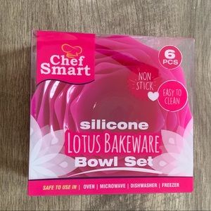 🌺 Chef Smart Silicone Lotus Bakeware Bowl Set 💝